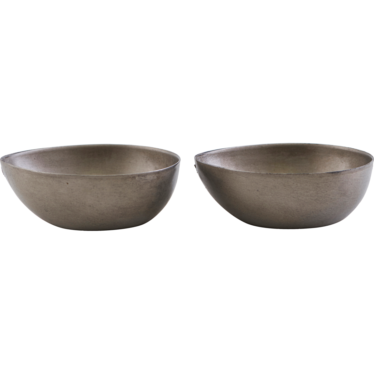 Talo -lääkäri - kynttilänjalka, muna, gunmetal - L: 7 cm, W: 6 cm