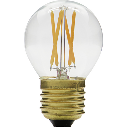 Talo -lääkäri - LED Pear, Crown, Ready - H: 7,5 cm, Dia: 4,5 cm