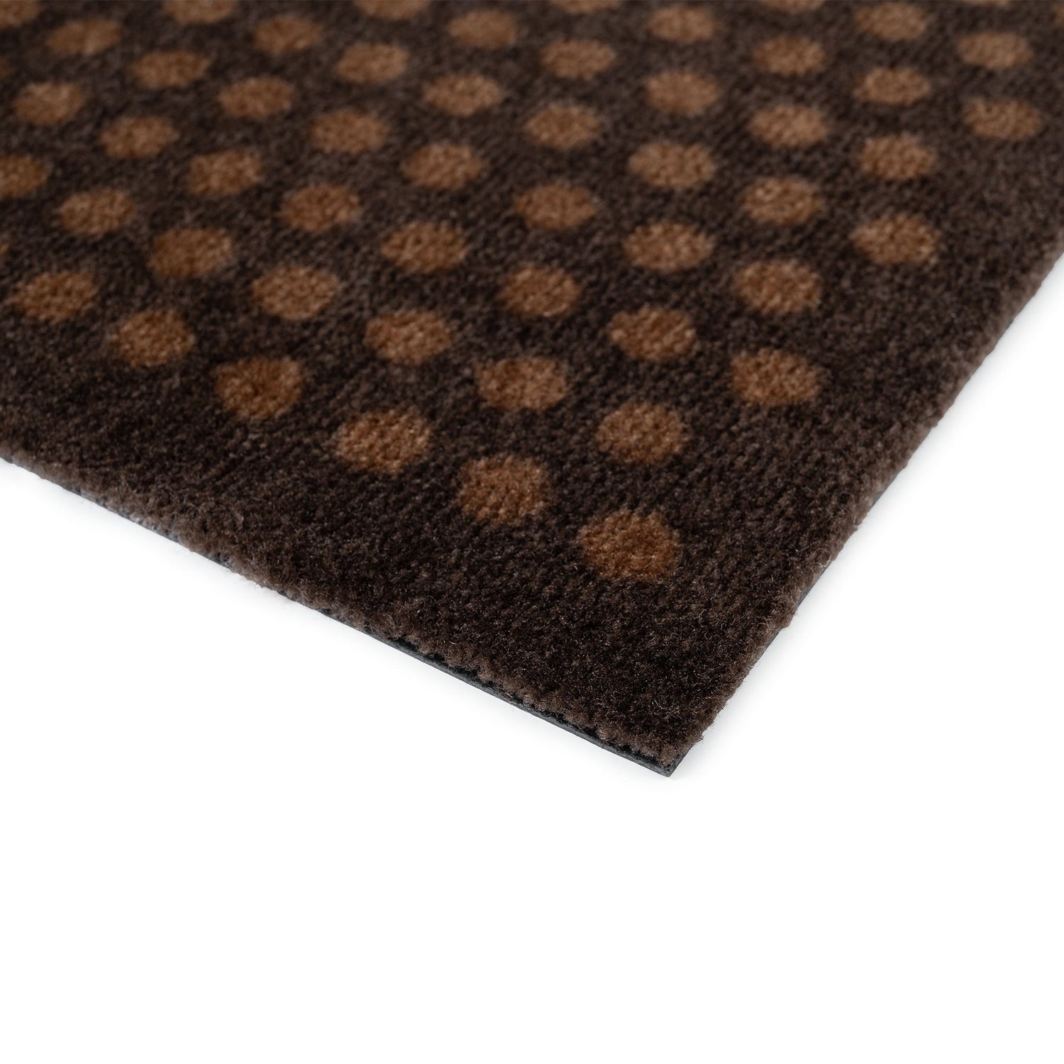 NYHED - GULVMÅTTE 40 x 60 cm - DOT/COGNAC-DARK BROWN - Tica Copenhagen - DesignGaragen.dk