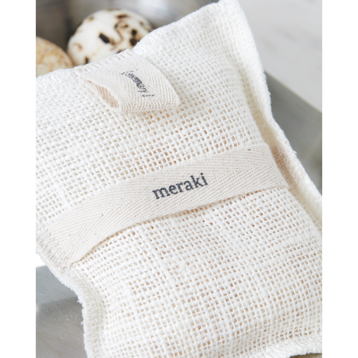 Bath Mitt, rosmariini, beige