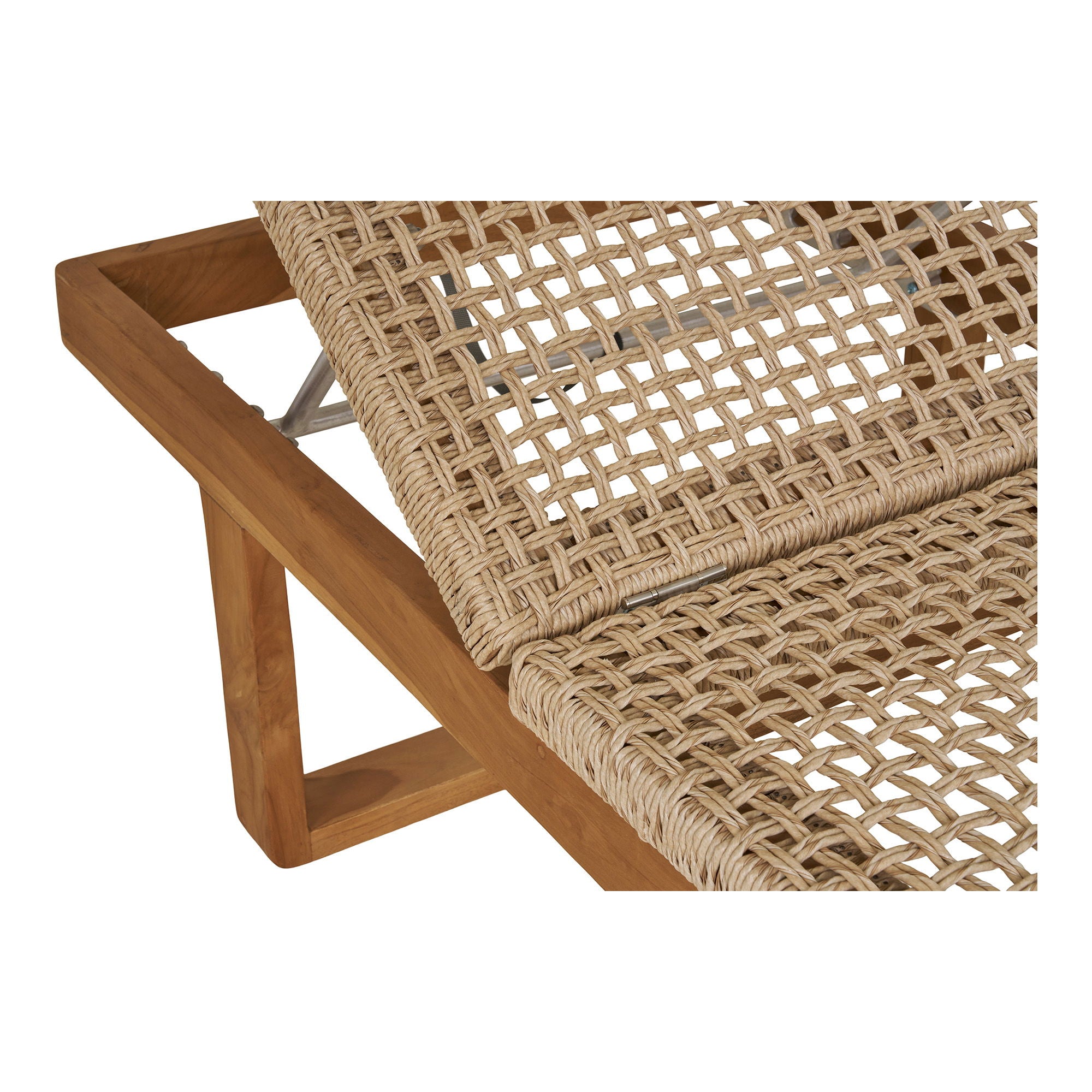 Aurinkopentu, teak/polyrattan, luonto