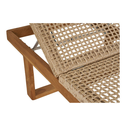 Aurinkopentu, teak/polyrattan, luonto