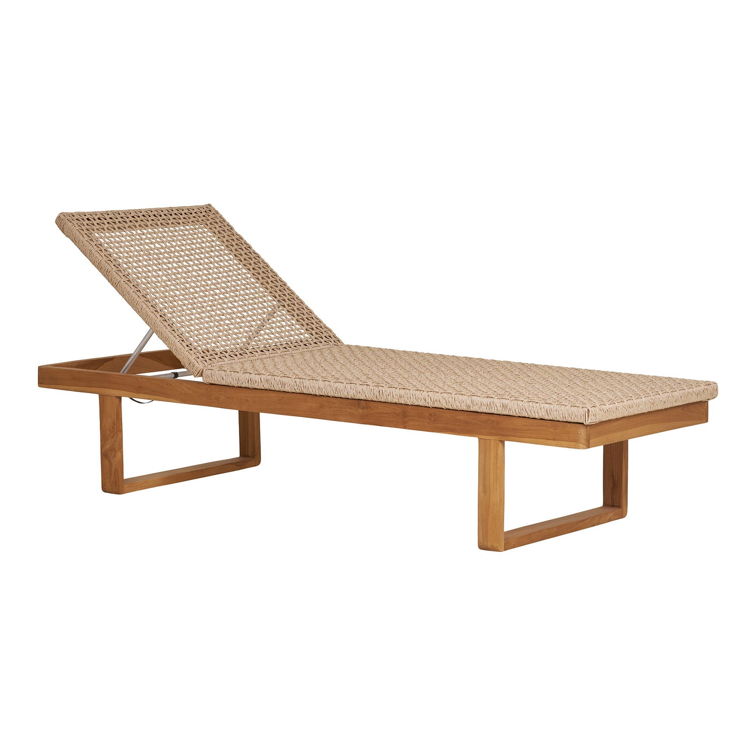 Aurinkopentu, teak/polyrattan, luonto