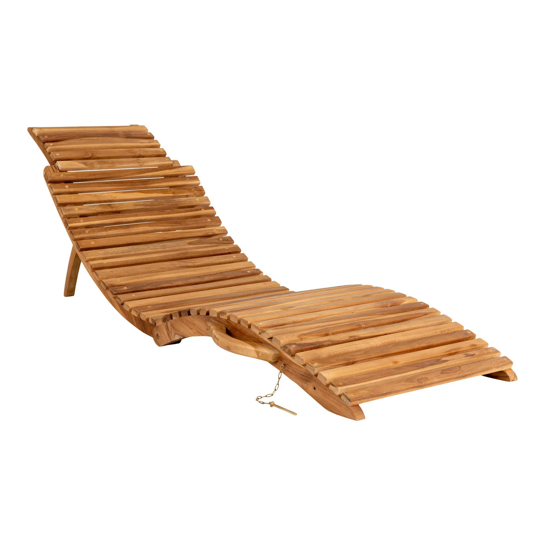 Arrieta Teak Sun Lounger - Sun Lounger teakissa, luonto