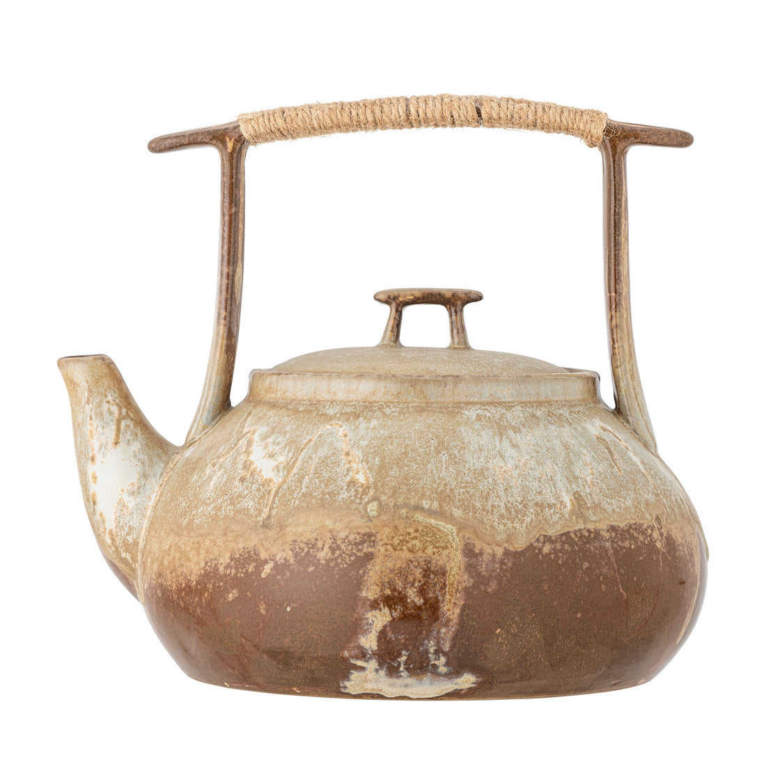 Bloomingville Ikigai Teapot, Brown, Stoneward