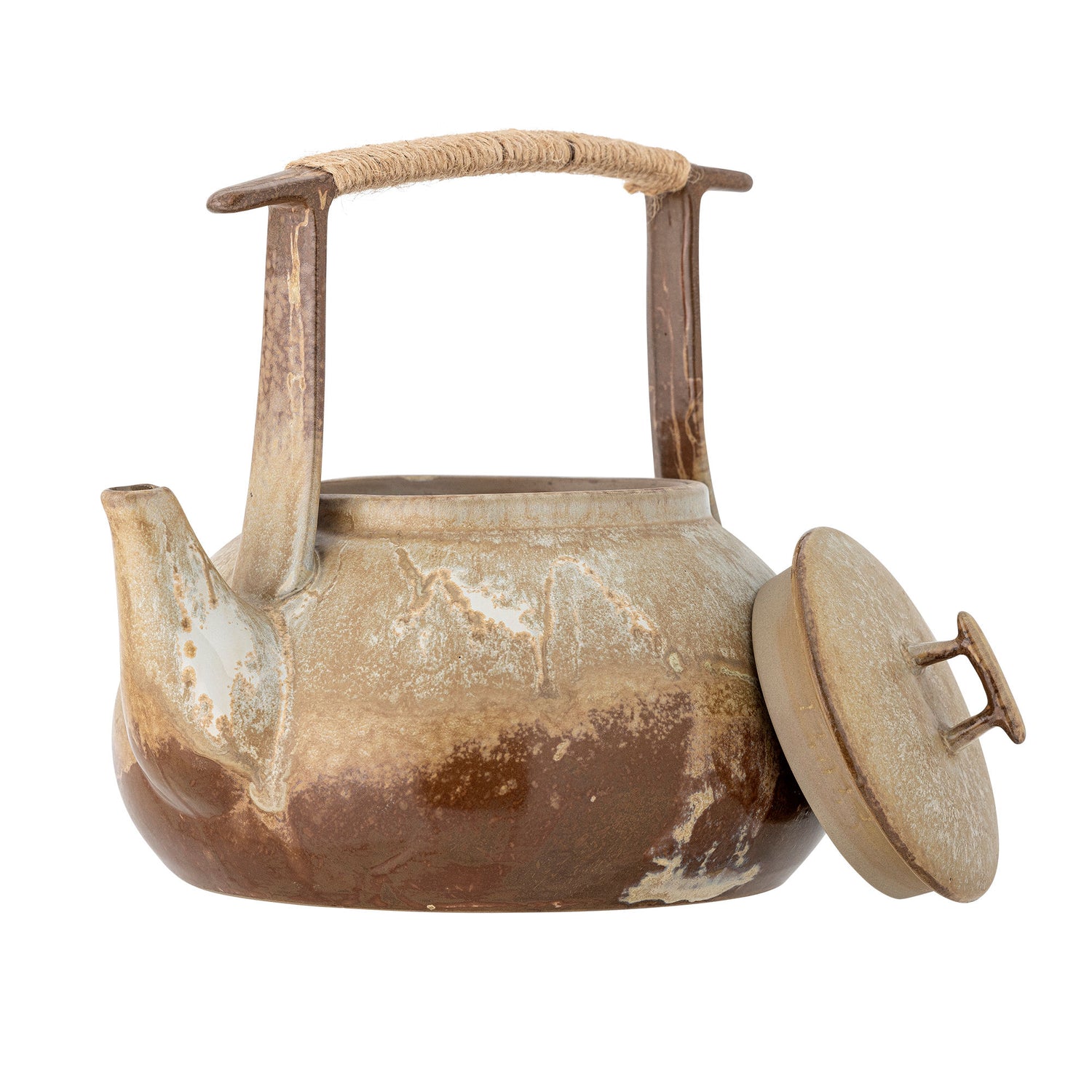 Bloomingville Ikigai Teapot, Brown, Stoneward