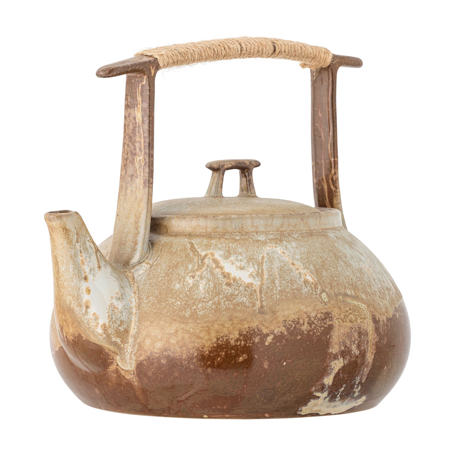 Bloomingville Ikigai Teapot, Brown, Stoneward