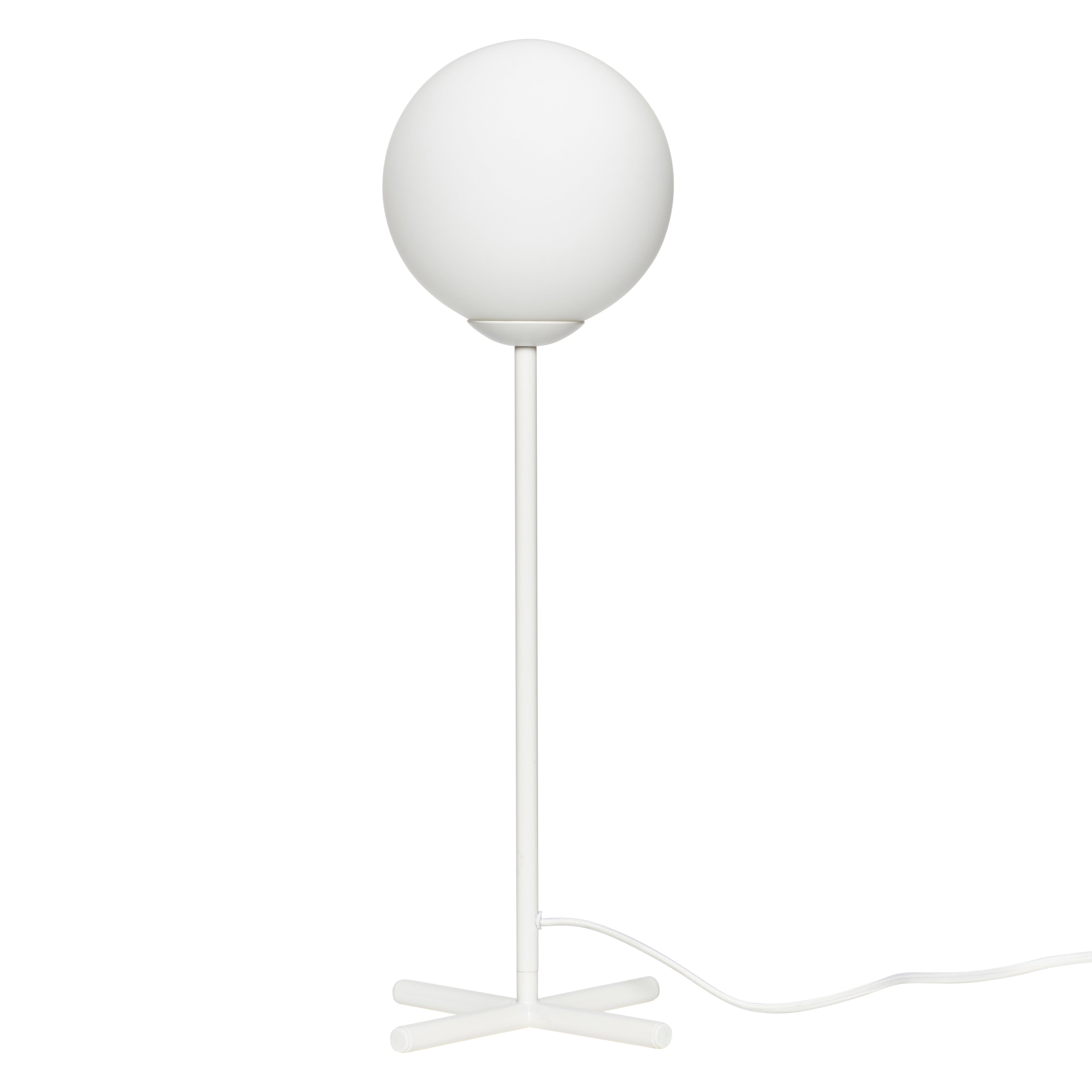 Champ Table Lamp White - Ø20xH50cm, G9/ 18W/ LED 10W