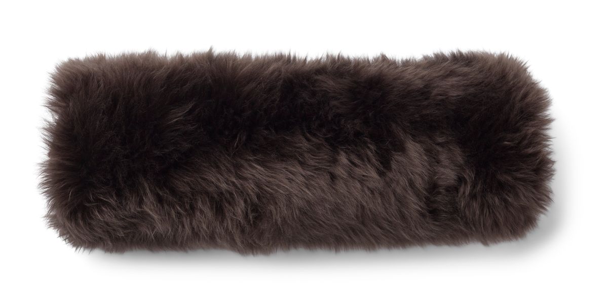 Bolster -tyyny | Pitkät ja lyhyet hiukset | Uuden -Seelannin lammasnahka | D20xl52 cm