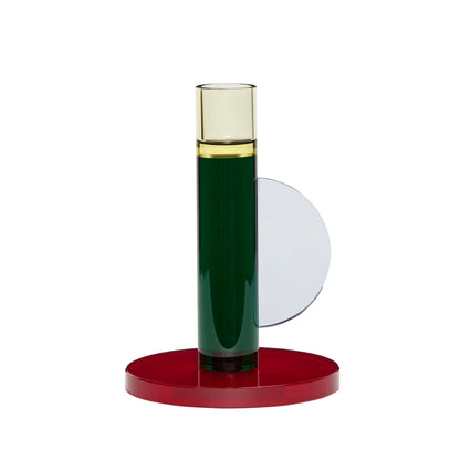 Hübsch Astro Candlestick Green