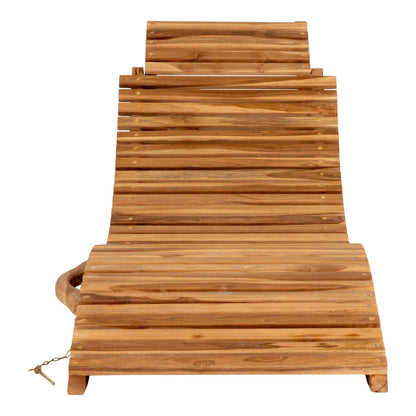 House Nordic - Arrieta Teak Sun Lounger