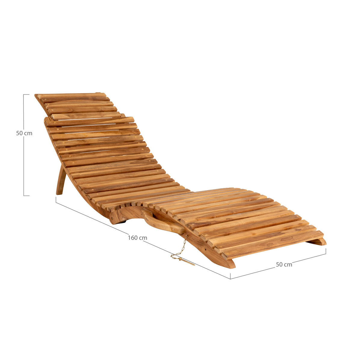 House Nordic - Arrieta Teak Sun Lounger