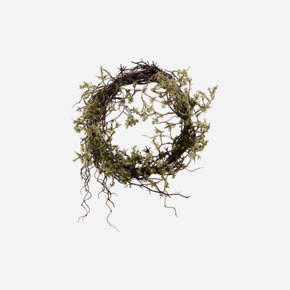 House Doctor-Krans, Wild moss, Natur-dia: 47 cm - House Doctor - DesignGaragen.dk