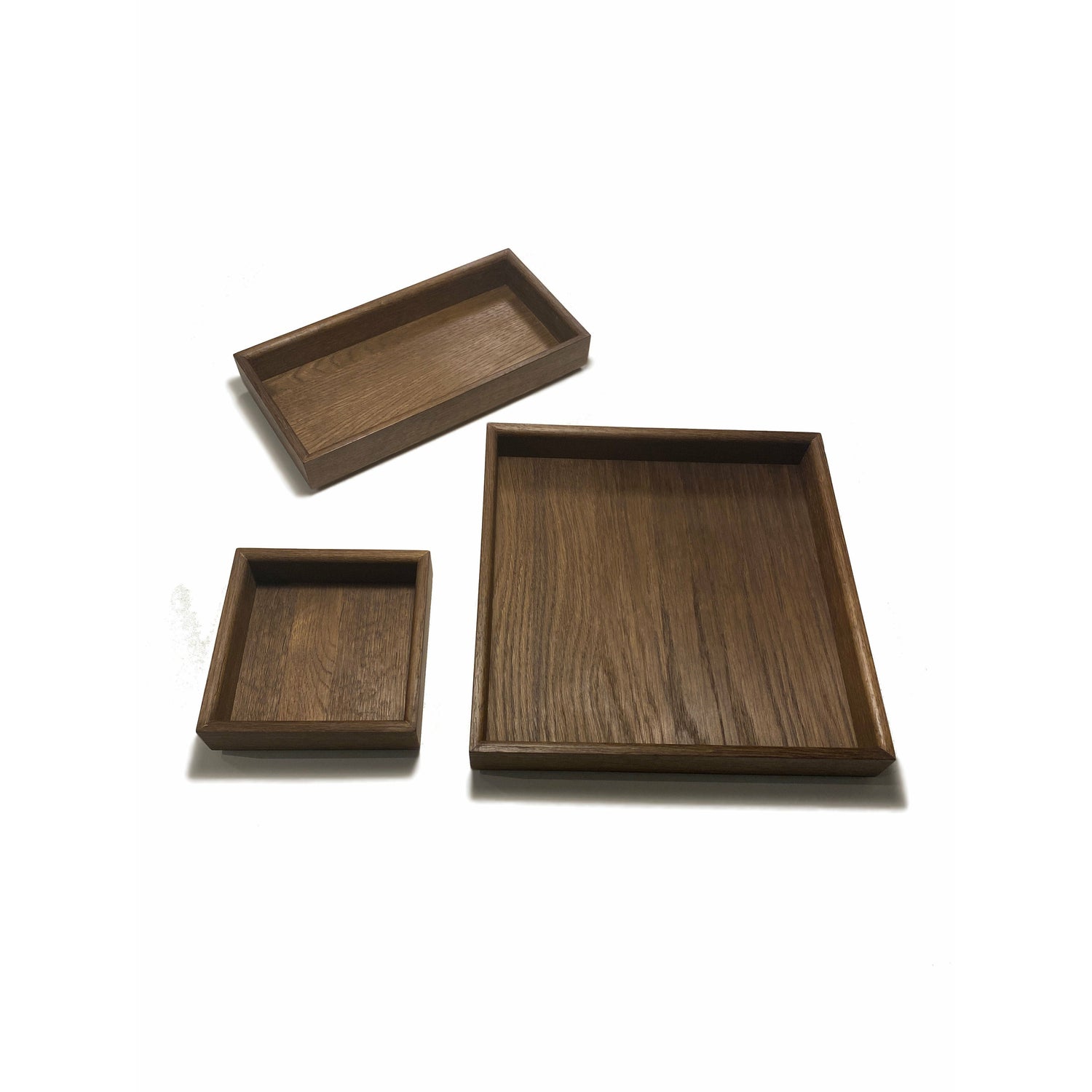 Langbo Stackable Tray Bundle - Natural Oiled Oak - Langbo - DesignGaragen.dk