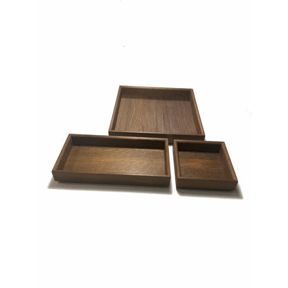 Langbo Stackable Tray Bundle - Natural Oiled Oak - Langbo - DesignGaragen.dk