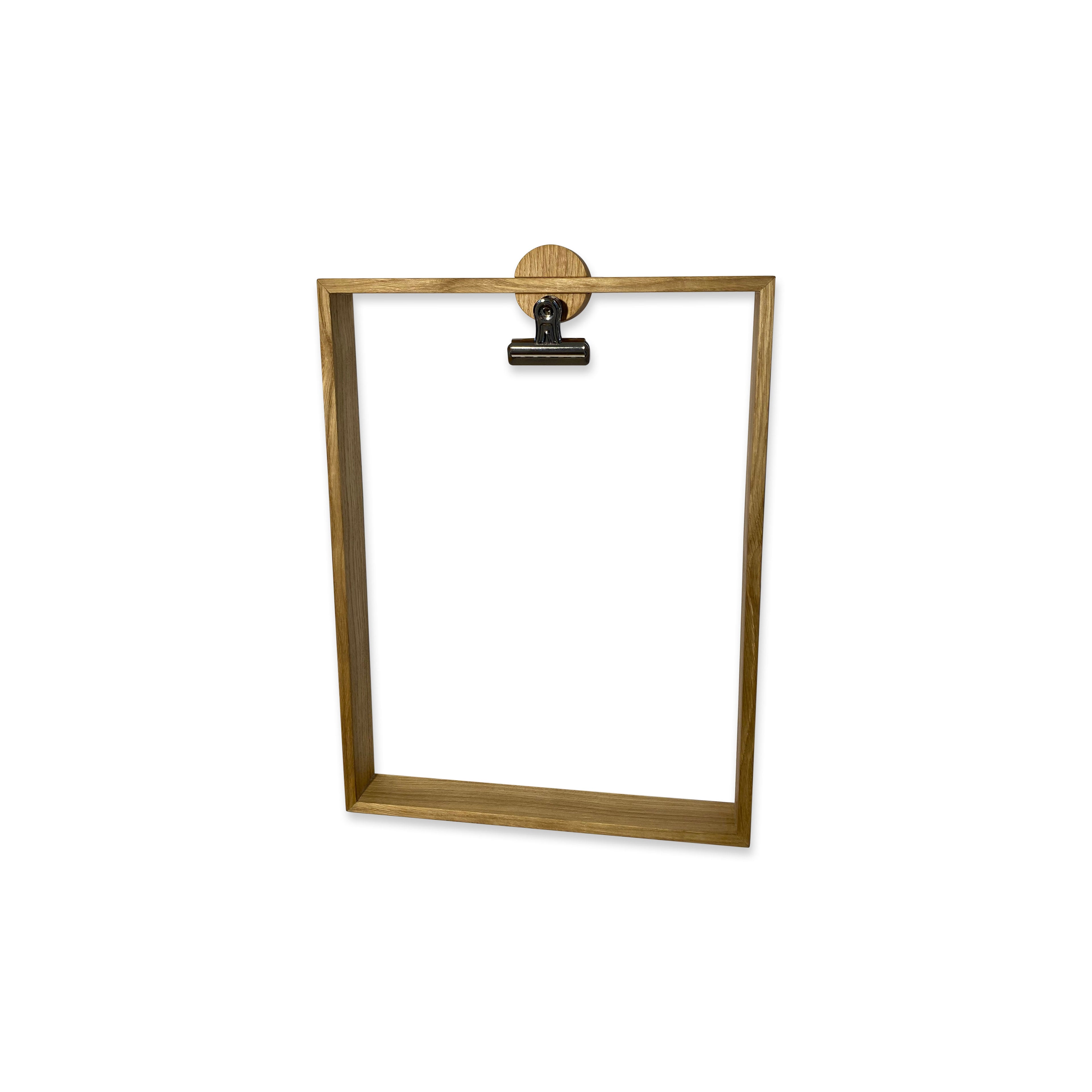 Langbo A4 Frame - Smoked Oiled Oak / Chrome - Langbo - DesignGaragen.dk