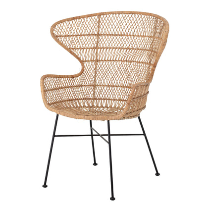 Bloomingville Oudon Lounge Stol, Natur, Rattan - Bloomingville - DesignGaragen.dk