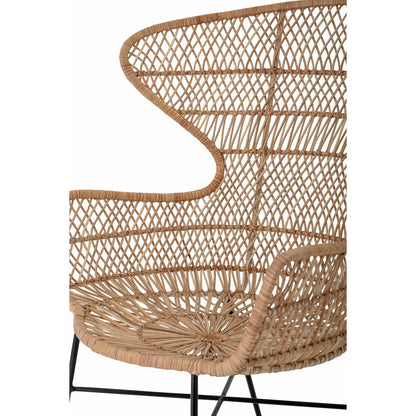 Bloomingville Oudon Lounge Stol, Natur, Rattan - Bloomingville - DesignGaragen.dk