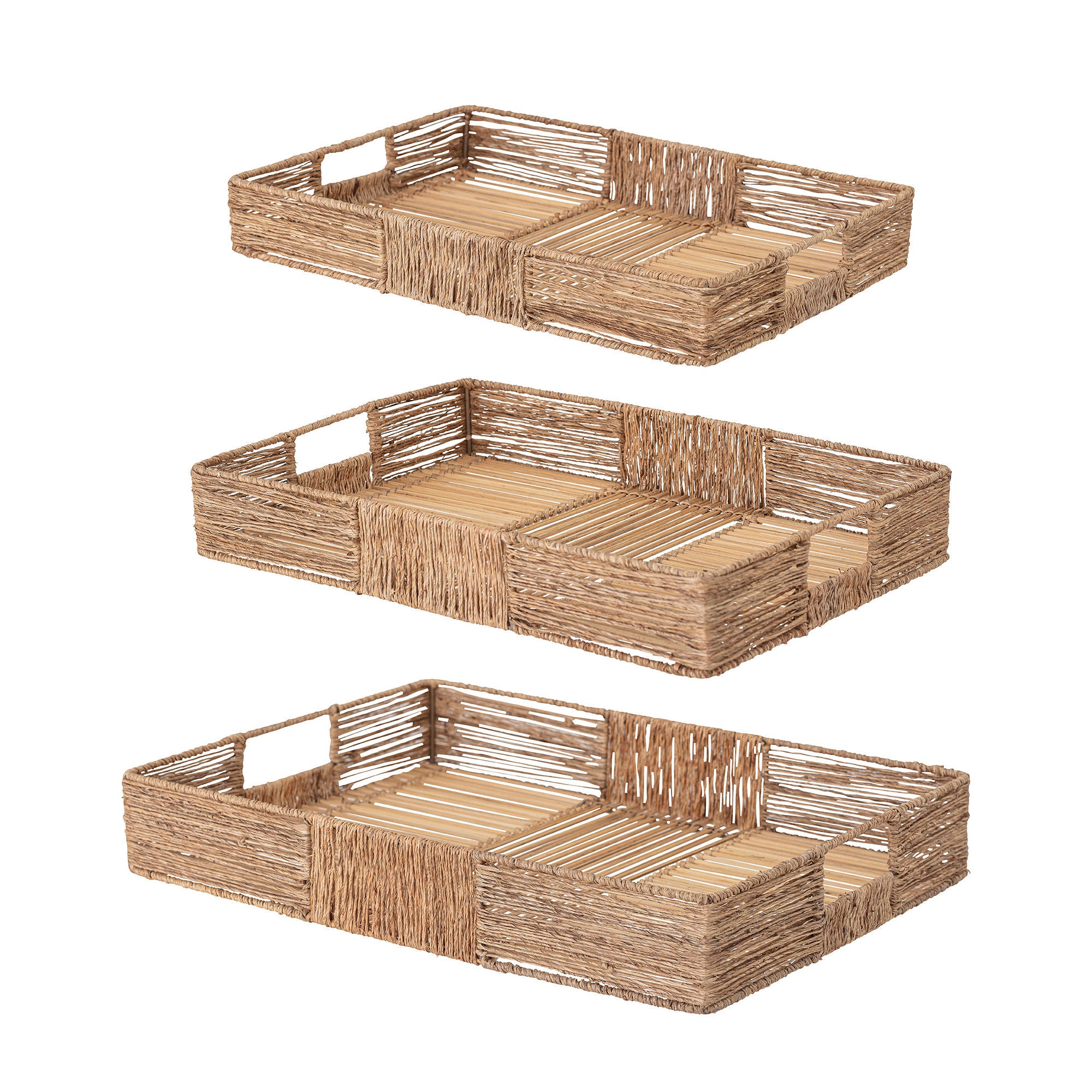 Bloomingville Lecia Tray, Natur, Jute - Bloomingville - DesignGaragen.dk