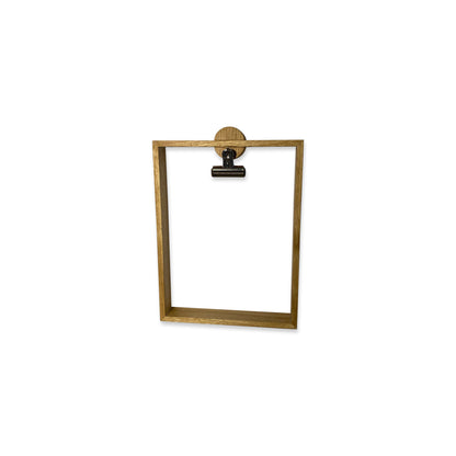 Langbo A5 Frame - White Oiled Oak / Brass - Langbo - DesignGaragen.dk