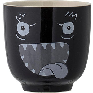 Bloomingville Mini - Monster Kop Sort Stentøj Ø7cm - BLOOMINGVILLE MINI - DesignGaragen.dk