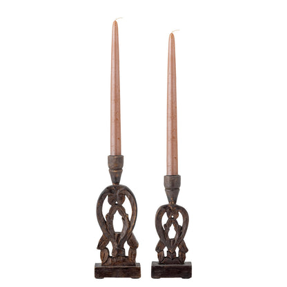 Luova kokoelma Bernie Candlestick, Brown, Mango