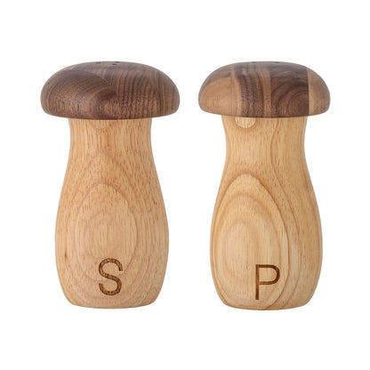 Bloomingville Rahim Salt &amp; Pepper Kit, Ruskea, kumipuu