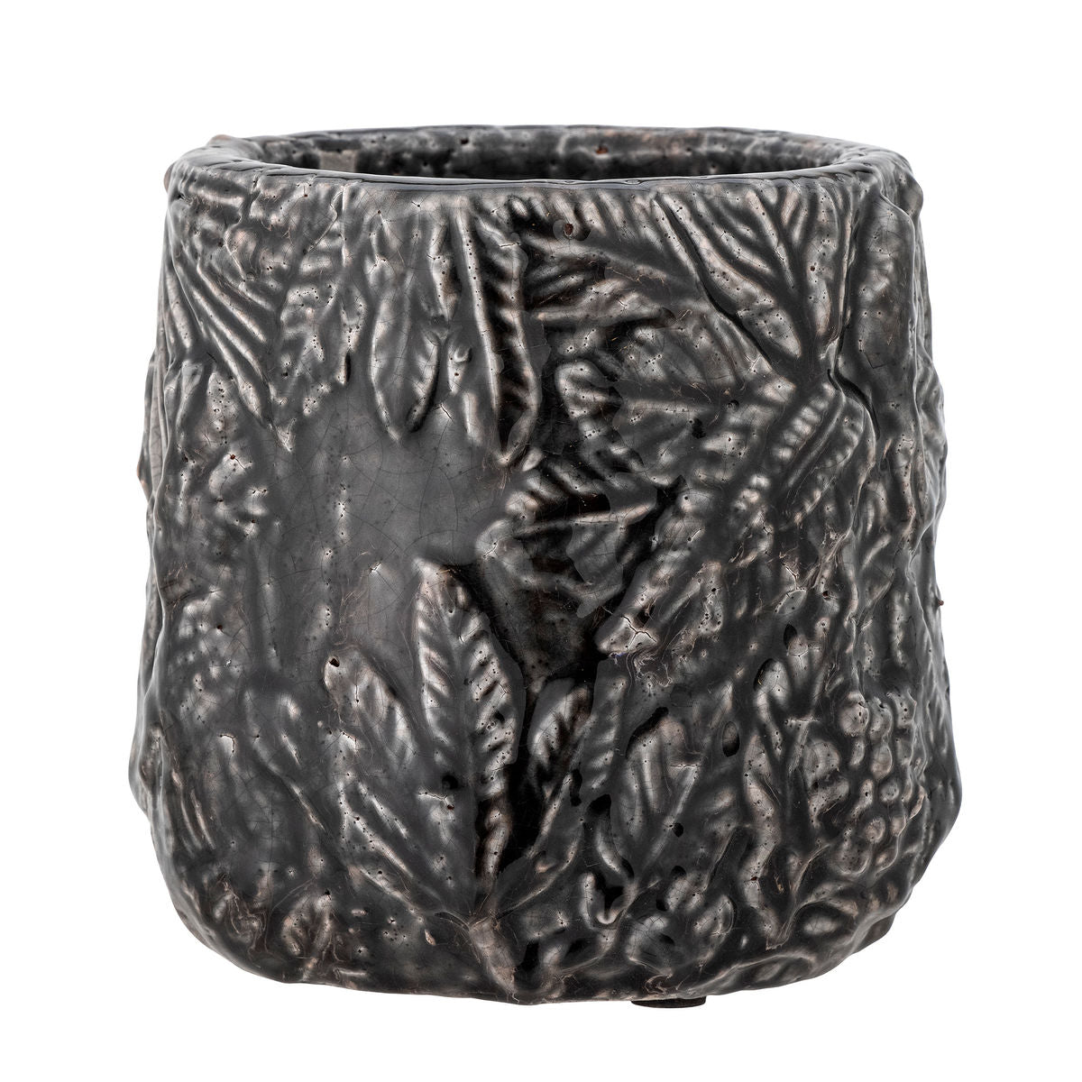 Luova kokoelma Nikou Deko Herbal Pot, Black, Terracotta