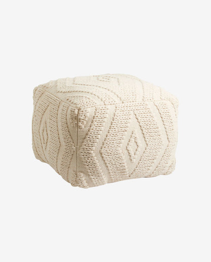 Nordal A/S Wular Pouf - Valkoinen