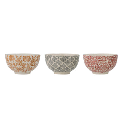 Bloomingville Genia Bowl, Brown, Stoneward