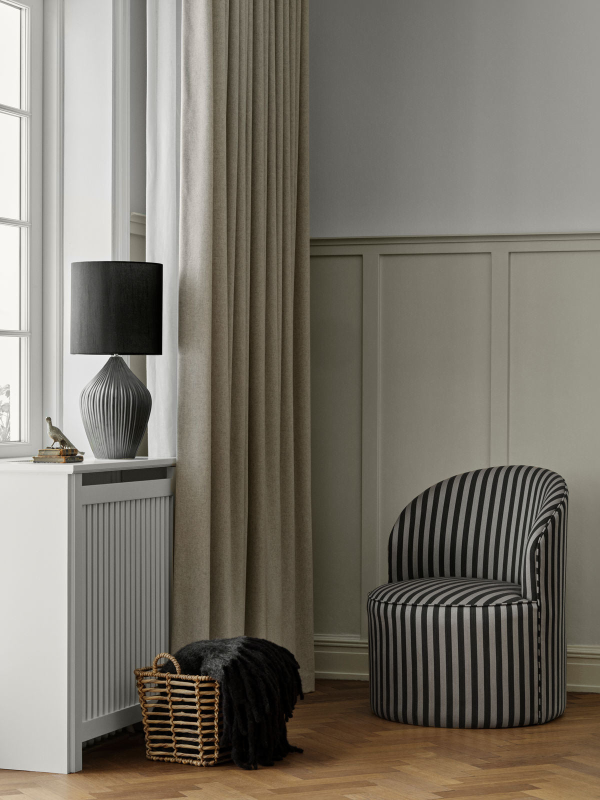 Cozy Living Mathea Throw - GREY/BLACK - Cozy Living - DesignGaragen.dk