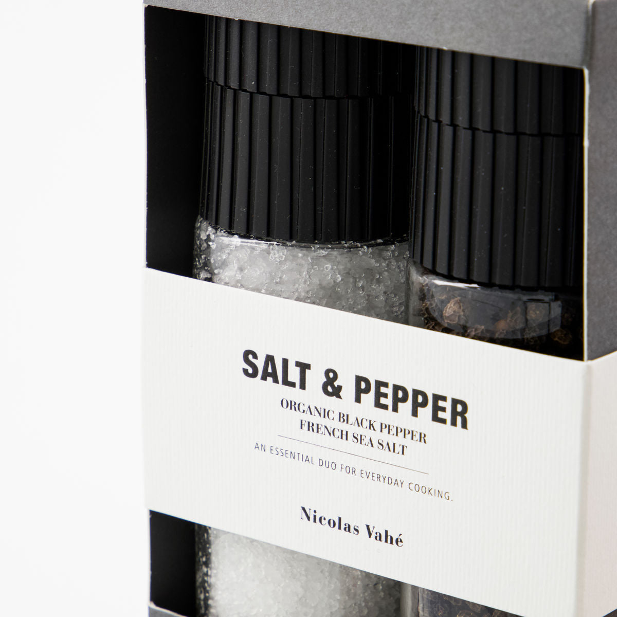 Nicolas Vahe lahjapakkaus, Nicolas Vahé Salt &amp; Organic Pepper