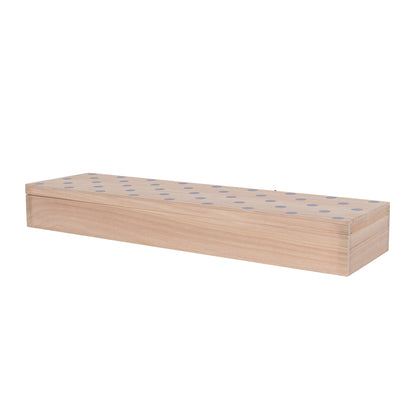 Hübsch - säilytyslaatikko, luonto, keisari Wood L80xH10xb22 cm