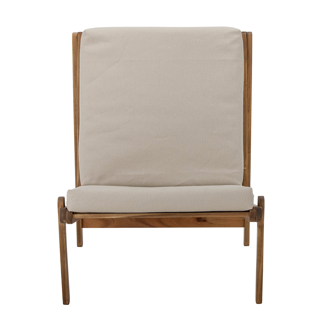 Gani Lounge Stol, Natur, Akacie - L66xH83xW80 cm - BLOOMINGVILLE - DesignGaragen.dk